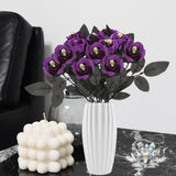 Darrahopens Home & Garden > Decor > Garden Ornaments Artificial Rose Lifelike Decorative Bendable Fake Flower With Skull Head for Halloween Party Black In Australia - Darrahopens