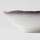 Darrahopens Home & Garden > Decor > Garden Ornaments Bowl Leaf Shape 24cm Sky Blue Glaze