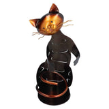 Darrahopens Home & Garden > Decor > Garden Ornaments Cat Shaped Wine Rack Metal Sculpture Shelf Practical Sculpture Home Decoration Interior Decoration Crafts In Australia - Darrahopens