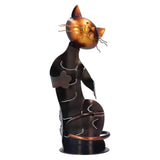 Darrahopens Home & Garden > Decor > Garden Ornaments Cat Shaped Wine Rack Metal Sculpture Shelf Practical Sculpture Home Decoration Interior Decoration Crafts In Australia - Darrahopens