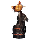 Darrahopens Home & Garden > Decor > Garden Ornaments Cat Shaped Wine Rack Metal Sculpture Shelf Practical Sculpture Home Decoration Interior Decoration Crafts In Australia - Darrahopens