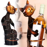 Darrahopens Home & Garden > Decor > Garden Ornaments Cat Shaped Wine Rack Metal Sculpture Shelf Practical Sculpture Home Decoration Interior Decoration Crafts In Australia - Darrahopens