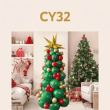 Darrahopens Home & Garden > Decor > Garden Ornaments Christmas Balloon 2-Pack Combo: Latex & Foil Holiday Decor | Arch & Tree Sets for 2025 Christmas