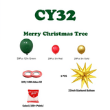 Darrahopens Home & Garden > Decor > Garden Ornaments Christmas Balloon 2-Pack Combo: Latex & Foil Holiday Decor | Arch & Tree Sets for 2025 Christmas