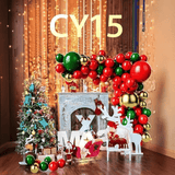 Darrahopens Home & Garden > Decor > Garden Ornaments Christmas Balloon 2-Pack Combo: Latex & Foil Holiday Decor | Arch & Tree Sets for 2025 Christmas