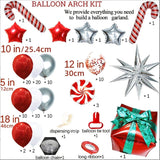 Darrahopens Home & Garden > Decor > Garden Ornaments Christmas Balloon Arch Kit – Latex & Foil Balloons