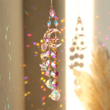 Darrahopens Home & Garden > Decor > Garden Ornaments Colorful Dazzling Celestial Crystal Suncatcher - Star Shape Rainbow Maker Window Hanging Ornament