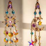 Darrahopens Home & Garden > Decor > Garden Ornaments Colorful Dazzling Celestial Crystal Suncatcher - Star Shape Rainbow Maker Window Hanging Ornament