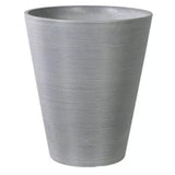 Darrahopens Home & Garden > Decor > Garden Ornaments Decorative Textured Round Grey Planter 47cm