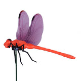 Darrahopens Home & Garden > Decor > Garden Ornaments Dragonfly Clip Fake Dragonfly Pole Clips Natural Organic Concept 3D Dragonfly Garden Decor for Family Garden Potted Flowers Lawn House Statue 3Pcs In Australia - Darrahopens