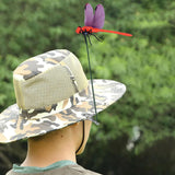Darrahopens Home & Garden > Decor > Garden Ornaments Dragonfly Clip Fake Dragonfly Pole Clips Natural Organic Concept 3D Dragonfly Garden Decor for Family Garden Potted Flowers Lawn House Statue 3Pcs In Australia - Darrahopens