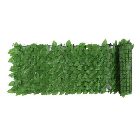 Darrahopens Home & Garden > Decor > Garden Ornaments Faux Leaf Hedge Simulation Prevent Leaves Falling Off Decorative Artificial Fence Screen for Balcony Courtyard Emerald Green Epipremnum Aureum Leaf 0.5x3 Meters In Australia - Darrahopens