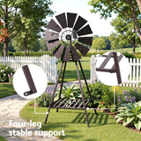 Darrahopens Home & Garden > Decor > Garden Ornaments Gardeon Garden Windmill Metal Outdoor Yard Decor 120cm Bronze In Australia - Darrahopens