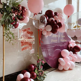 Darrahopens Home & Garden > Decor > Garden Ornaments Golden Square Wedding Arch Adjustable 1M-2M Flower Rack Backdrop Stand Balloon Arch Stand for Wedding Birthday Party Garden Ceremony Decoration
