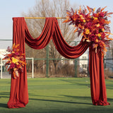 Darrahopens Home & Garden > Decor > Garden Ornaments Golden Square Wedding Arch Adjustable 1M-2M Flower Rack Backdrop Stand Balloon Arch Stand for Wedding Birthday Party Garden Ceremony Decoration