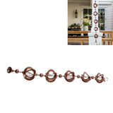 Darrahopens Home & Garden > Decor > Garden Ornaments Hanging Rain Chain Metal Decorative Rotating Hollow Rain Chain for Garden Courtyard In Australia - Darrahopens
