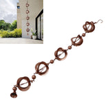 Darrahopens Home & Garden > Decor > Garden Ornaments Hanging Rain Chain Metal Decorative Rotating Hollow Rain Chain for Garden Courtyard In Australia - Darrahopens