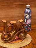 Darrahopens Home & Garden > Decor > Garden Ornaments Mothers day gift Wooden carved LOVE words decoration 27 cm long