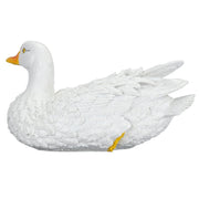 Darrahopens Home & Garden > Decor > Garden Ornaments Resin Duck Ornament Innovative Fun Simulation Vivid Landscaping White Duck Statue for Garden Yard Outdoor Home In Australia - Darrahopens