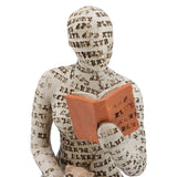 Darrahopens Home & Garden > Decor > Garden Ornaments Resin Reading Woman Figurine Innovative Lady Reading Pulp Molding Bookshelf Ornaments for Home Decoration B In Australia - Darrahopens