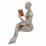 Darrahopens Home & Garden > Decor > Garden Ornaments Resin Reading Woman Figurine Innovative Lady Reading Pulp Molding Bookshelf Ornaments for Home Decoration B In Australia - Darrahopens