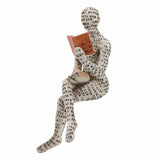 Darrahopens Home & Garden > Decor > Garden Ornaments Resin Reading Woman Figurine Innovative Lady Reading Pulp Molding Bookshelf Ornaments for Home Decoration B In Australia - Darrahopens