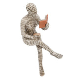 Darrahopens Home & Garden > Decor > Garden Ornaments Resin Reading Woman Figurine Innovative Lady Reading Pulp Molding Bookshelf Ornaments for Home Decoration B In Australia - Darrahopens