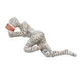 Resin Reading Woman Figurine Innovative Lady Reading Pulp Molding Bookshelf Ornaments for Home Decoration C In Australia - Darrahopens