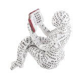 Darrahopens Home & Garden > Decor > Garden Ornaments Resin Reading Woman Figurine Innovative Lady Reading Pulp Molding Bookshelf Ornaments for Home Decoration D In Australia - Darrahopens