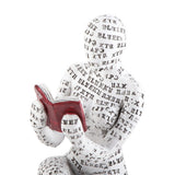 Darrahopens Home & Garden > Decor > Garden Ornaments Resin Reading Woman Figurine Innovative Lady Reading Pulp Molding Bookshelf Ornaments for Home Decoration D In Australia - Darrahopens