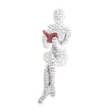 Darrahopens Home & Garden > Decor > Garden Ornaments Resin Reading Woman Figurine Innovative Lady Reading Pulp Molding Bookshelf Ornaments for Home Decoration D In Australia - Darrahopens