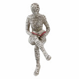 Darrahopens Home & Garden > Decor > Garden Ornaments Resin Reading Woman Figurine Innovative Lady Reading Pulp Molding Bookshelf Ornaments for Home Decoration E In Australia - Darrahopens