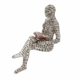 Darrahopens Home & Garden > Decor > Garden Ornaments Resin Reading Woman Figurine Innovative Lady Reading Pulp Molding Bookshelf Ornaments for Home Decoration E In Australia - Darrahopens