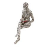 Resin Reading Woman Figurine Innovative Lady Reading Pulp Molding Bookshelf Ornaments for Home Decoration E In Australia - Darrahopens