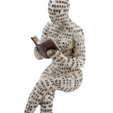 Darrahopens Home & Garden > Decor > Garden Ornaments Resin Reading Woman Figurine Innovative Lady Reading Pulp Molding Bookshelf Ornaments for Home Decoration F In Australia - Darrahopens