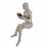 Darrahopens Home & Garden > Decor > Garden Ornaments Resin Reading Woman Figurine Innovative Lady Reading Pulp Molding Bookshelf Ornaments for Home Decoration F In Australia - Darrahopens