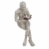Darrahopens Home & Garden > Decor > Garden Ornaments Resin Reading Woman Figurine Innovative Lady Reading Pulp Molding Bookshelf Ornaments for Home Decoration F In Australia - Darrahopens