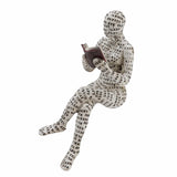 Darrahopens Home & Garden > Decor > Garden Ornaments Resin Reading Woman Figurine Innovative Lady Reading Pulp Molding Bookshelf Ornaments for Home Decoration F In Australia - Darrahopens