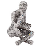 Darrahopens Home & Garden > Decor > Garden Ornaments Resin Reading Woman Figurine Innovative Lady Reading Pulp Molding Bookshelf Ornaments for Home Decoration G In Australia - Darrahopens