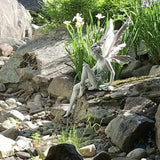 Darrahopens Home & Garden > Decor > Garden Ornaments Resin Sitting Fairy Statue Garden Ornament Porch Sculpture White
