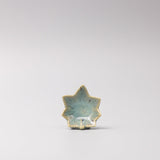 Darrahopens Home & Garden > Decor > Garden Ornaments Sauce Dish Maple Leaf 6cm Mint Green