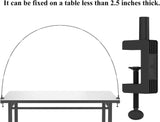 Darrahopens Home & Garden > Decor > Garden Ornaments Tabletop Balloon Arch Kit with Adjustable Fiber Rods & Plastic Ring Clips for Birthday Wedding Graduation Party Decorations (Black)