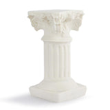 Darrahopens Home & Garden > Decor > Garden Ornaments White Roman Greek Pillar Statue Modern Style Mini Resin Decoration for Indoor and Outdoor (1pc)