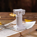 Darrahopens Home & Garden > Decor > Garden Ornaments White Roman Greek Pillar Statue Modern Style Mini Resin Decoration for Indoor and Outdoor (1pc)