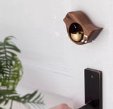 Darrahopens Home & Garden > Decor > Garden Ornaments Wind chime - Magnetic wind chime - Wooden doorbell - Wooden shop bell - For opening doors (Bird)