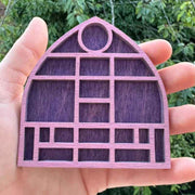 Darrahopens Home & Garden > Decor > Garden Ornaments Wooden display stand for mini curiosities,Cathedral