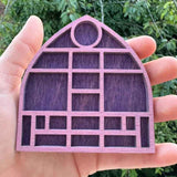 Darrahopens Home & Garden > Decor > Garden Ornaments Wooden display stand for mini curiosities,Cathedral