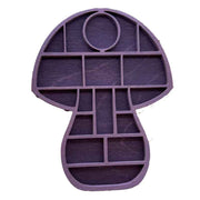 Darrahopens Home & Garden > Decor > Garden Ornaments Wooden display stand for mini curiosities,Mushroom