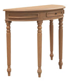 Darrahopens Home & Garden > Decor Huntley Turn Leg Half Round Sofa Table (Natural)