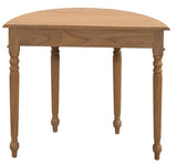 Darrahopens Home & Garden > Decor Huntley Turn Leg Half Round Sofa Table (Natural)